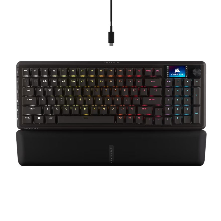 Corsair Corsair Vanguard 96 Mechanical Gaming Keyboard, CORSAIR MLX Plasma, 8kHz, NKRO, 8MB, USB3.0, magnetic wrist rest, MLX
