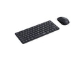 RAPOO X9010M Multi-mode Aluminium Base, Wireless Ultra-slim Combo Set, up to 12 Months Battery, Bluetooth or 2.4Ghz.  Office Business Retail Grey