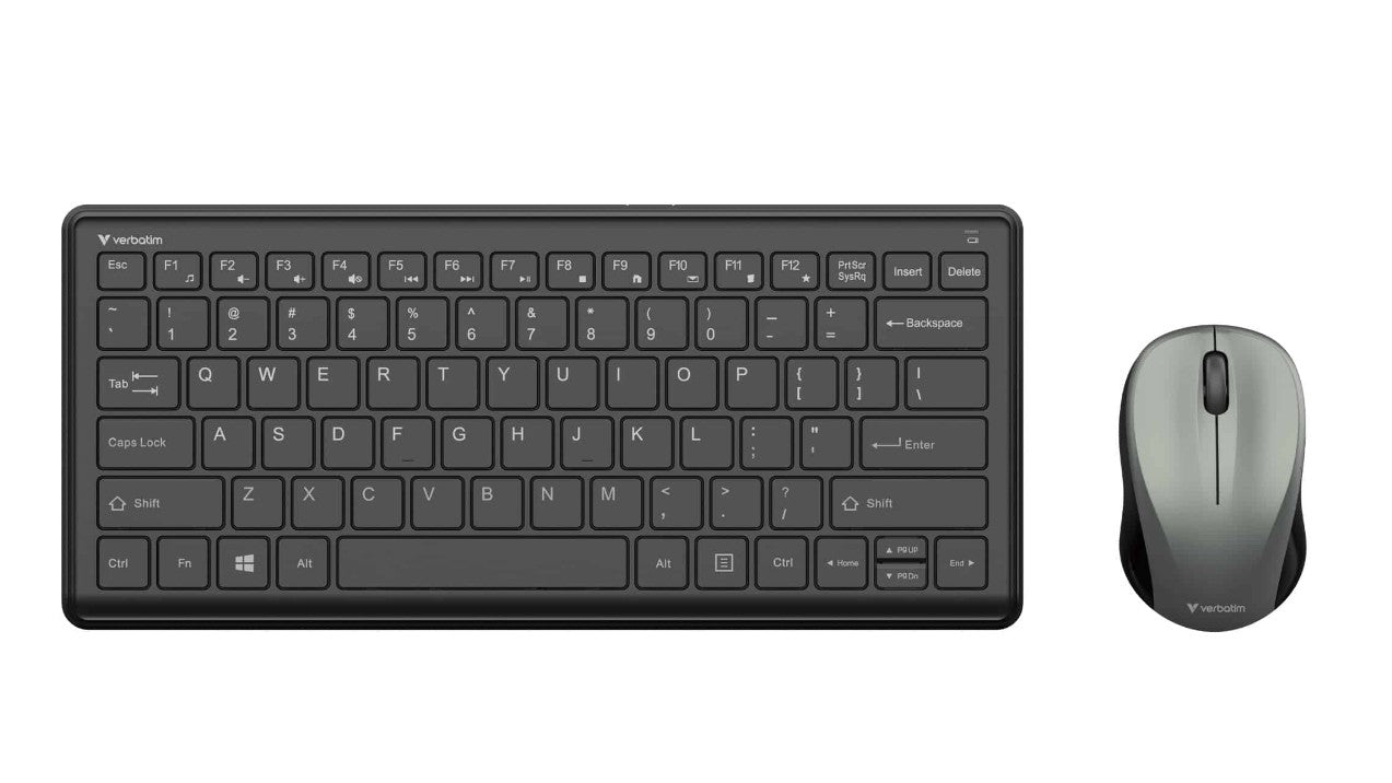 Verbatim Compact Silent Wireless Keyboard and Mouse Combo - PCR