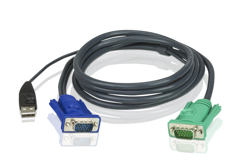 Aten Aten KVM Cable 3m with VGA  USB to 3in1 SPHD