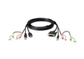 Aten Aten KVM Cable 1.8m with HDMI, USB  Audio to DVI-D (Single Link), USB  Audio