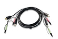 Aten Aten KVM Cable 1.8m with HDMI, USB  Audio to HDMI, USB  Audio