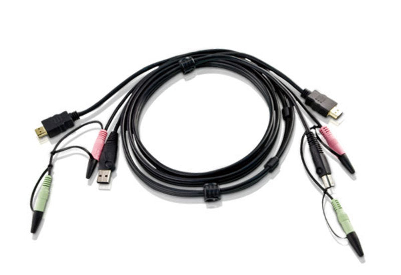Aten Aten KVM Cable 1.8m with HDMI, USB  Audio to HDMI, USB  Audio