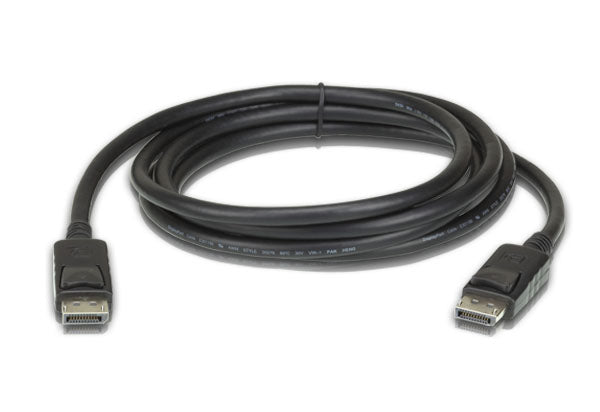 Aten Aten 3m DisplayPort Cable, supports up to 3840 x 2160 @ 60Hz, 28 AWG copper wire construction for high-definition media 