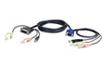 Aten Aten KVM Cable 3m with VGA, USB  Audio to DVI-I (Single Link), USB  Audio