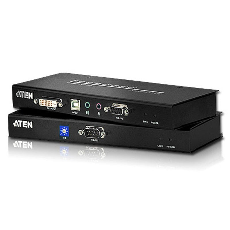 Aten Aten USB Single Link DVI KVM Console Extender with Audio  RS232 - 1920x1200