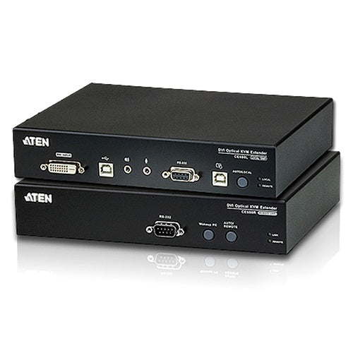 Aten Aten USB DVI Optical KVM Extender, extends 1920 x 1200 @ 20km