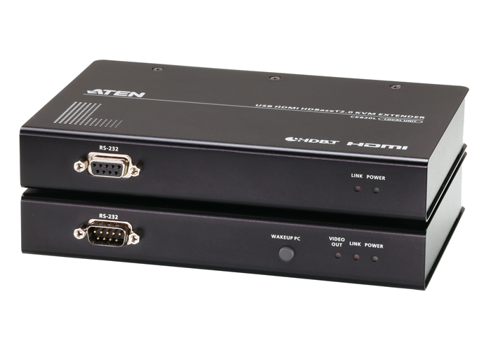 Aten Aten 4K HDMI HDBaseT 2.0 KVM Extender with RS232 , Long Reach mode extends up to 1920 x 1080 @ 150m, can mix CE920 T/R w