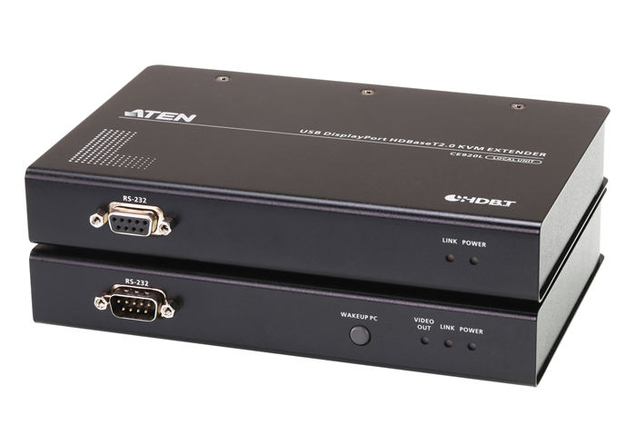 Aten Aten 4K DisplayPort HDBaseT 2.0 KVM Extender with RS232, Ethernet extension, Long Reach mode extends up to 1920 x 1080 @