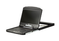 Aten Aten Rackmount Single Rail LCD Console VGA USB w/ 18.5" LCD Display, 1x Custom KVM Cable Included, 1366x768@60hz Display