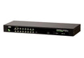 Aten Aten Rackmount KVM Switch 16 Port VGA PS/2-USB, KVM Cables NOT Included, Selection Via Front  USD Menu, Broadcast Mode