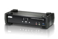 Aten Aten Desktop KVMP Switch 2 Port Single Display 4k DisplayPort w/ audio, Cables Included, 2x USB Port, Selection Via Fron