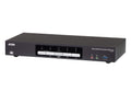 Aten Aten Desktop KVMP Switch 4 Port Dual Display 4k DisplayPort w/ audio, Cables Included, 2x USB Port, Selection Via Front 