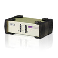 Aten Aten Desktop KVM Switch 2 Port Single Display VGA, Both USB  PS/2 Options, Custom Cables Included, Selection Via Front P