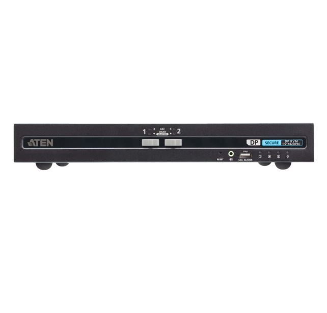 Aten Aten 2-Port USB DisplayPort Secure KVM Switch with CAC (PSD PP v4.0 Compliant)