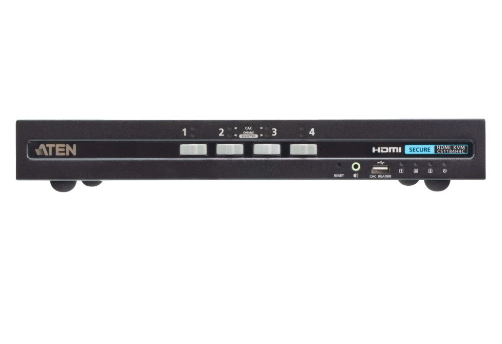 Aten Aten 4-Port USB HDMI Secure KVM Switch with CAC (PSD PP v4.0 Compliant)