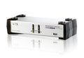 Aten Aten Desktop KVMP Switch 2 Port Dual Display VGA w/ audio, 2x Custom KVM Cables Included, 2x USB Port, Selection Via Fro