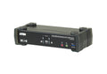 Aten Aten Desktop KVMP Switch 2 Port Single to Dual Display 4k DisplayPort MST w/ audio, Cables Included, 2x USB Port, Select