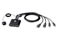 Aten Aten 2-Port USB Full HD HDMI Cable KVM Switch