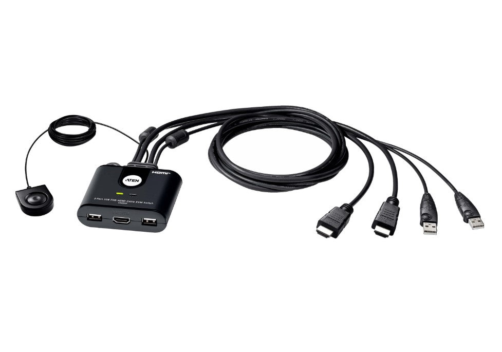 Aten Aten 2-Port USB Full HD HDMI Cable KVM Switch