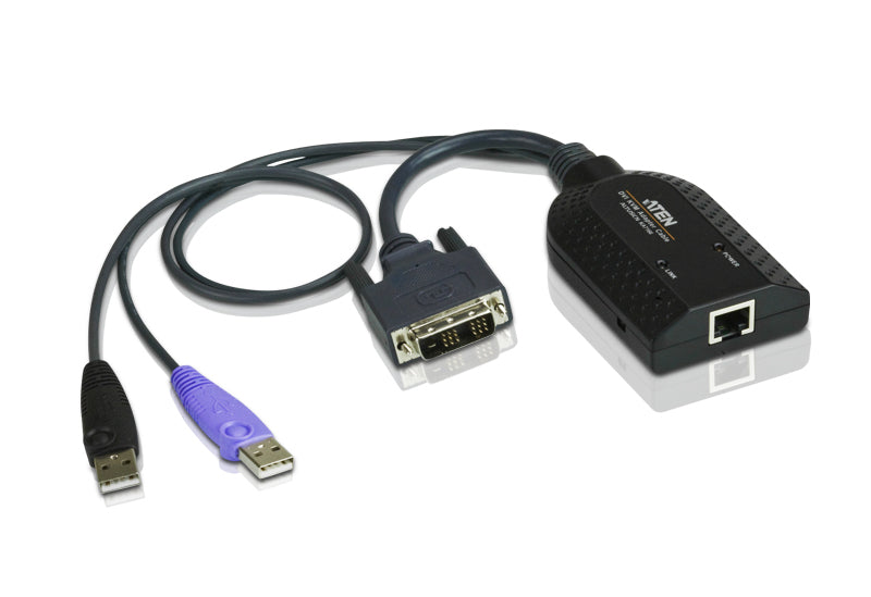Aten Aten KVM Cable Adapter with RJ45 to DVI, USB for KH, KL, KM and KN series