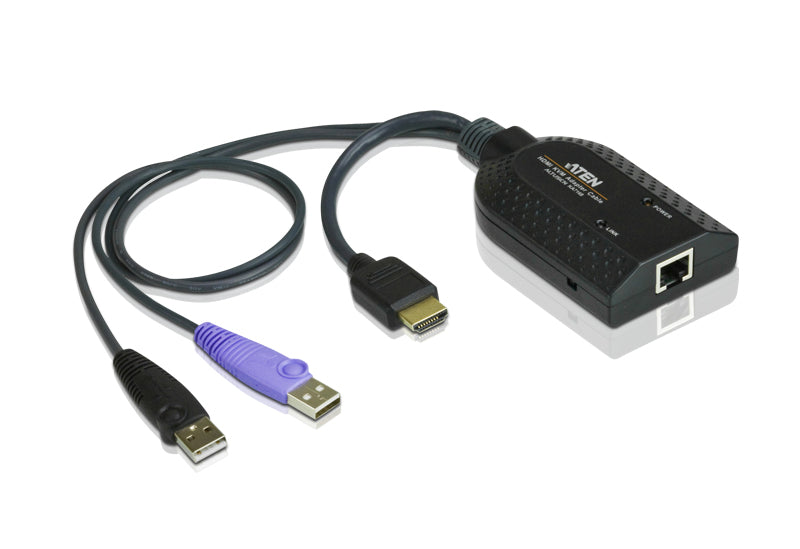Aten Aten HDMI USB KVM Adapter Cable with Virtual Media  Smart Card Reader Support for KN/KM/KH series