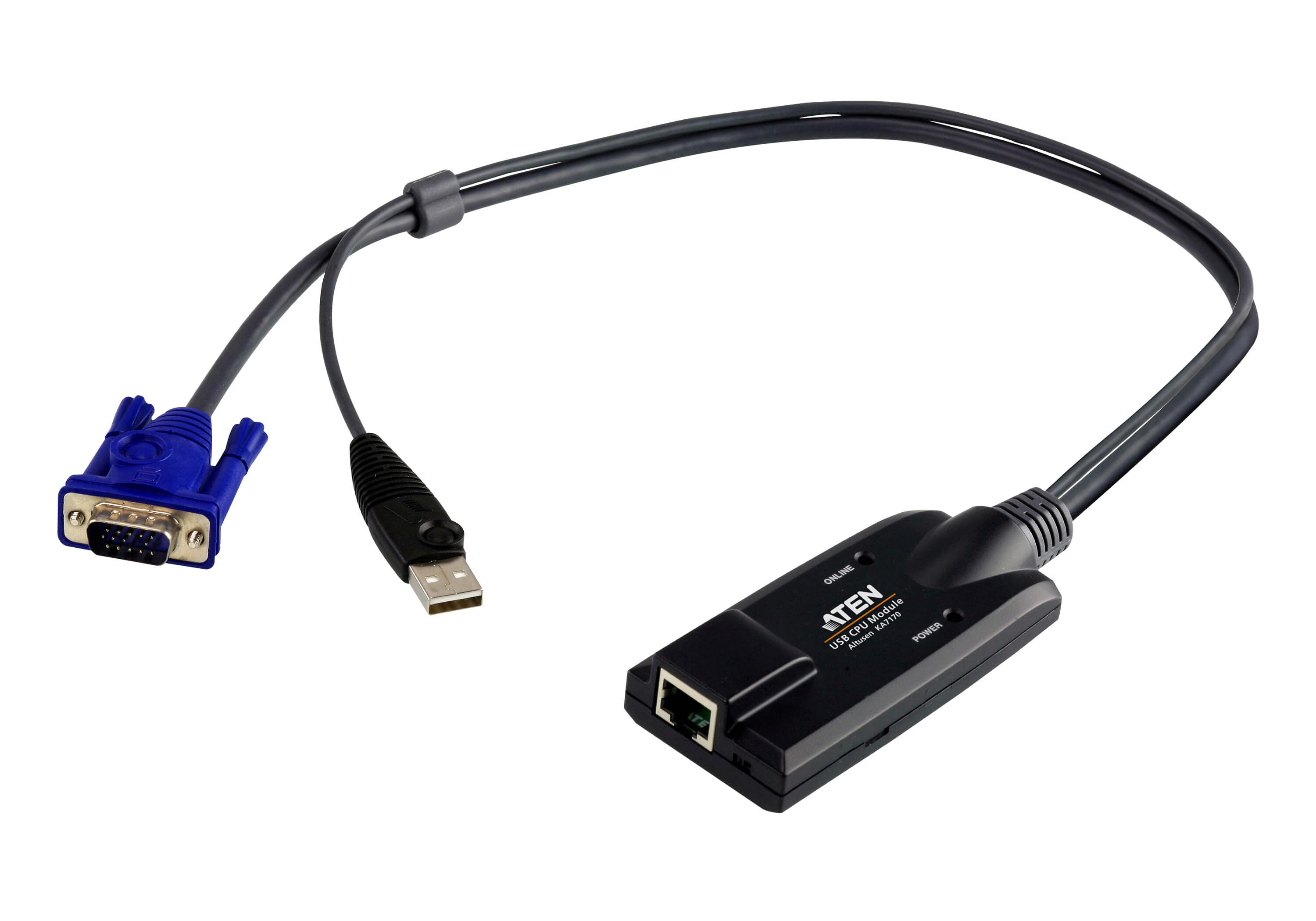 Aten Aten KVM Cable Adapter with RJ45 to VGA  USB for KH, KL, KM and KN series