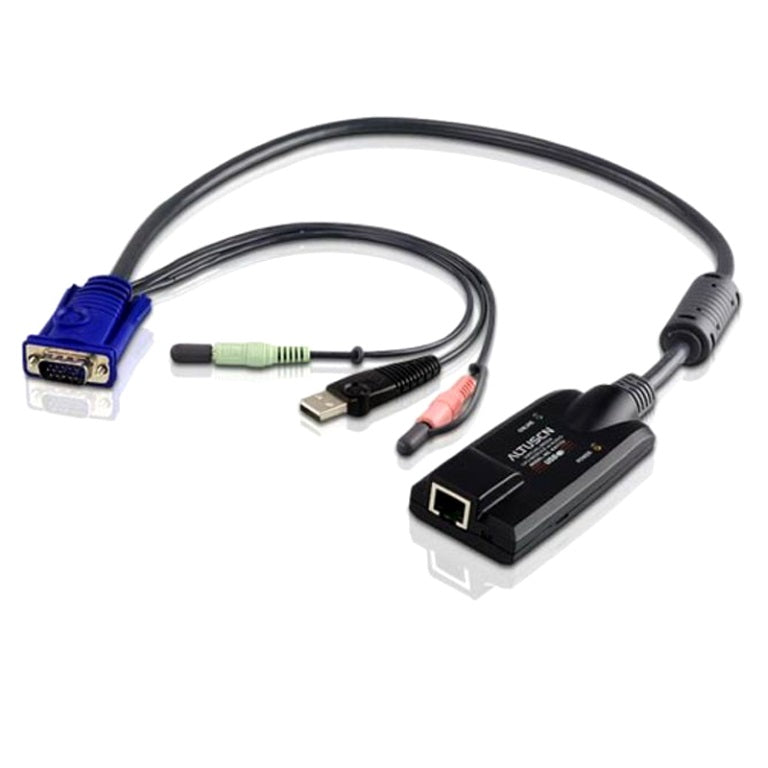Aten Aten KVM Cable Adapter with RJ45 to VGA, USB  Audio to suit KNxxxxV, KM0932 series