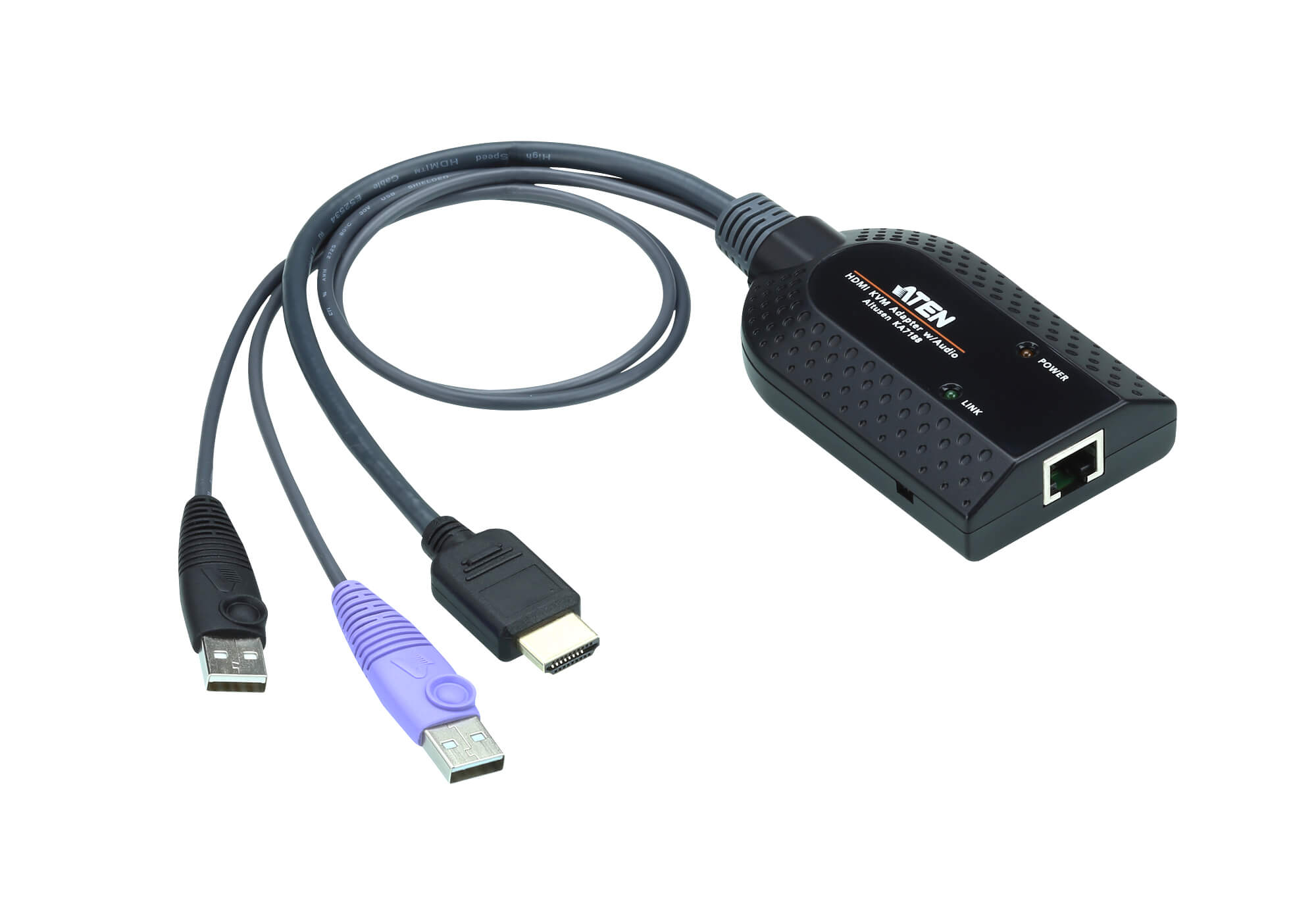 Aten Aten KVM Cable Adapter with RJ45 to HDMI  USB to suit KM and KN series