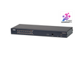 Aten Aten Rackmount KVM Switch 16 Port Multi-Interface Cat 5, KVM Cables NOT Included, Daisy Chainable for up to 512 Devices,