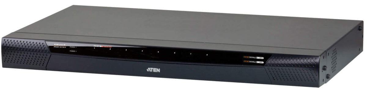 Aten Aten 8 Port KVM Over IP, 1 local/1 remote user access. Support 1920x1200