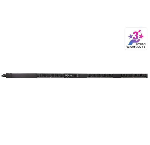 Aten Aten 16A 30-Outlet 3-Phase Metered eco PDU with Dual Ethernet port supporting 1Gbps