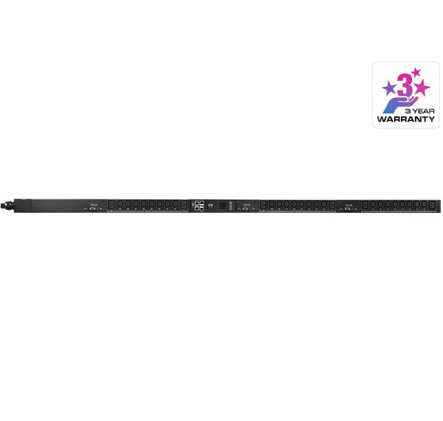 Aten Aten 32A 30-Outlet 3-Phase Metered eco PDU with Dual Ethernet port supporting 1Gbps