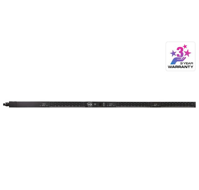 Aten Aten 32A 30-Outlet 3-Phase Switched eco PDU with Dual Ethernet port supporting 1Gbps