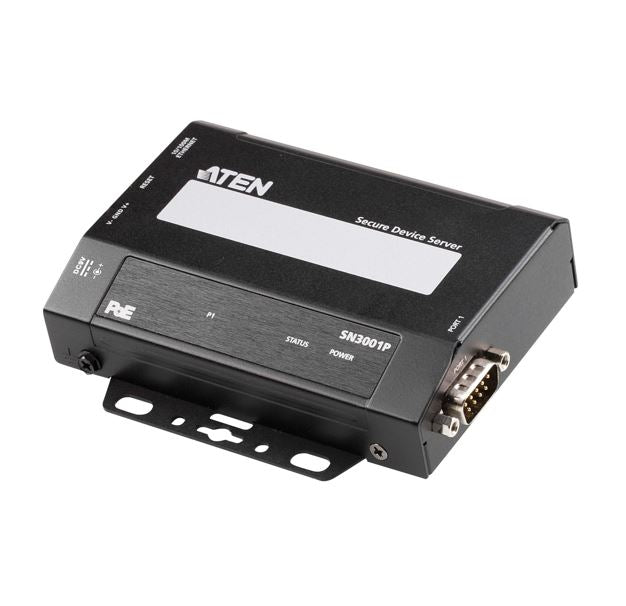 Aten Aten SN3001P 1-Port RS-232 Secure Device Server with PoE, Secured operation modes, Local  remote authentication and logi