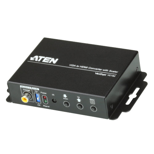 Aten Aten Professional Converter VGA  3.5mm Audio to HDMI Converter with Scaler