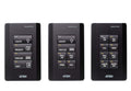 Aten Aten 8 Button Control Pad in black color with 1 Gang US wall plate, 2 RS232, 2 relay, 1 Digital I/O and Ethernet connect