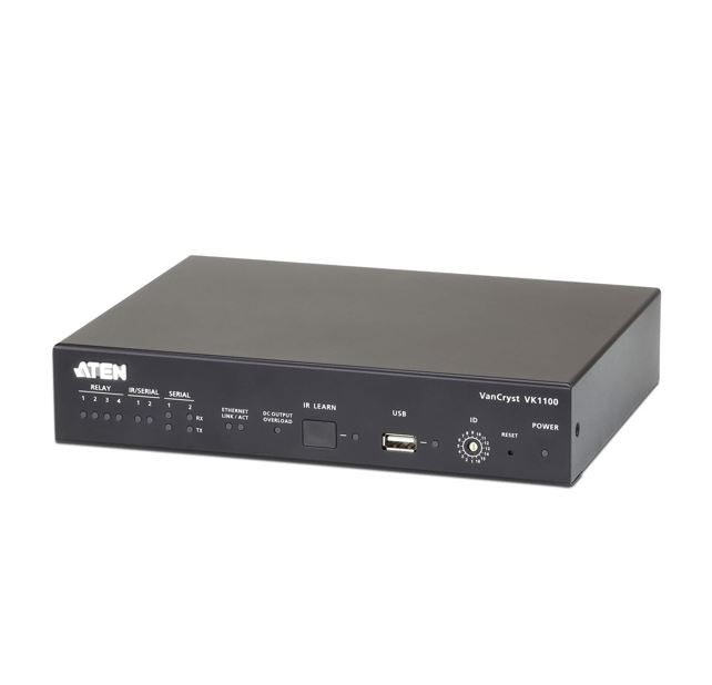 Aten Aten Compact Control Box Gen. 2 with 2 License Keys, controls hardware through 4xRelay, 2x Serial/IR and 2x Serial ports
