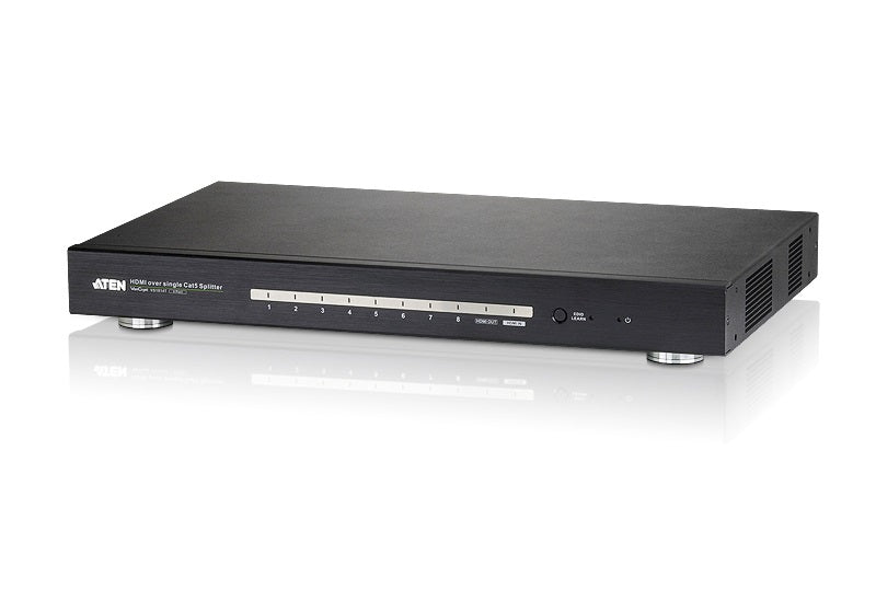 Aten Aten Professional Video Splitter 8 Port HDMI Over Single Cat 5 Splitter, Ultra HD 4kx2k  1080p Full HD