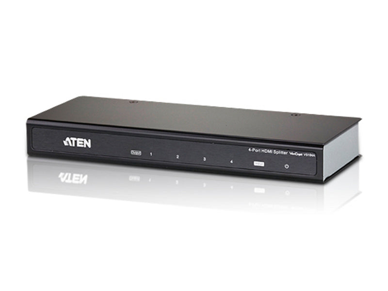 Aten Aten Video Splitter 4 Port HDMI 4K Splitter, HDCP 1.4. Up to 4096 x 2160 / 3840 x 2160 @ 60Hz (4:4:4)