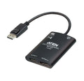 Aten Aten VS92DP Video Splitter 2-Port True 4K resolution for dual output, up to 3840x2160@30 Hz, DisplayPort 1:2; HDCP 1.3 C