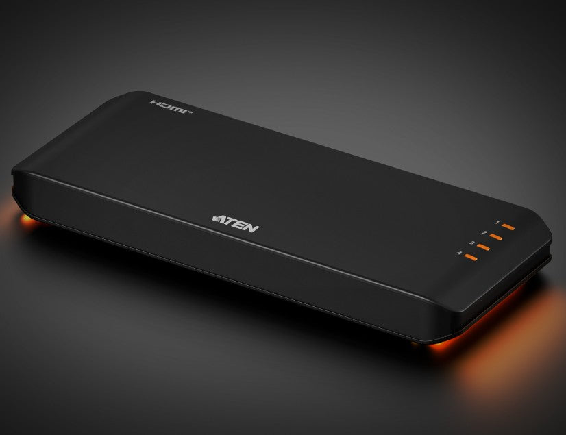 Aten Aten Essential 4-Port True 4K HDMI Splitter, EDID Sync™, One HDMI source shares four True 4K displays, LPCM 7.1, Dolby® 