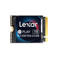 Lexar LNMPLAY002T-RNNNG Internal SSD Play 2TB M.2 2230 PCIe Gen 4x4 NVMe SSD up to 5200MB/s read, 4700MB/s write - 5 year limited warranty