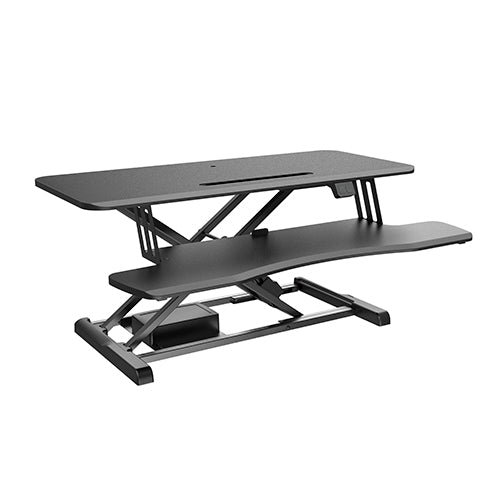 Brateck Brateck Electric Sit Stand Desk Converter (950x615x156~480mm) with Keyboard Tray Deck (Standard Surface) Worksurface 