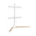 Brateck Brateck Modern Linear Tabletop TV Stand For 49"-70" TVs, Weight Capacity: 40kg   -- Matte White  Beech 970x350x765mm 