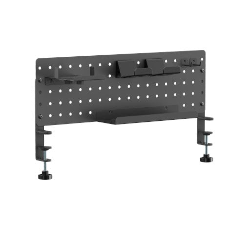 Brateck Brateck GMPB-05-02-B Clamp-on desk Pegboard Organizer with Storage Kits (Black) (LS)