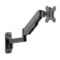 Brateck Brateck Single Screen Wall Mounted Articulating  Gas Spring Monitor Arm 17"-32",Weight Capacity (per screen) 8kg;