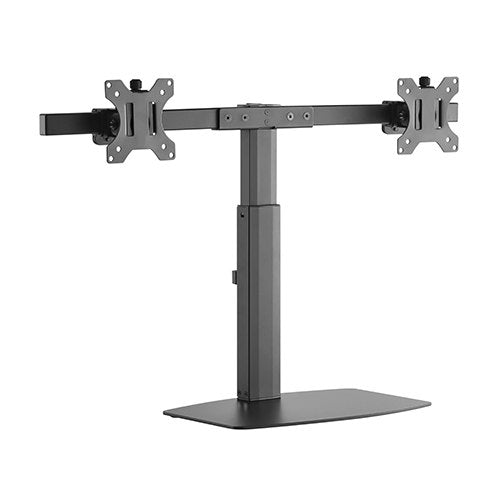 Brateck Brateck Dual Free Standing Screen Pneumatic Vertical Lift Monitor Stand Fit Most 17‘-27’ Monitors Up to 6kg per scree