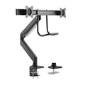 Brateck Brateck Dual Monitors Aluminum Heavy-Duty Gas Spring Monitor Arm with Handle Fit Most 17‘-32’ Monitors Up to 8kg per 