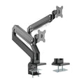 Brateck Brateck Dual Monitors Aluminum Heavy-Duty Gas Spring Monitor Arm Fit Most 17‘-35’ Monitors Up to 15kg per screen VESA